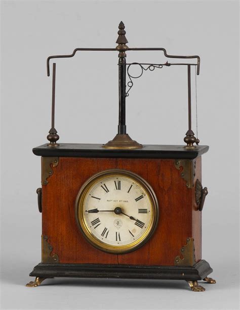 Original Jerome Ignatz Flying Pendulum Clock Cottone Auctions