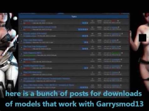 How To Get Nude Models Into Garry S Mod Youtube