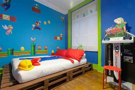 Super Mario Themed Room Takes You To The Retro Gaming Paradise