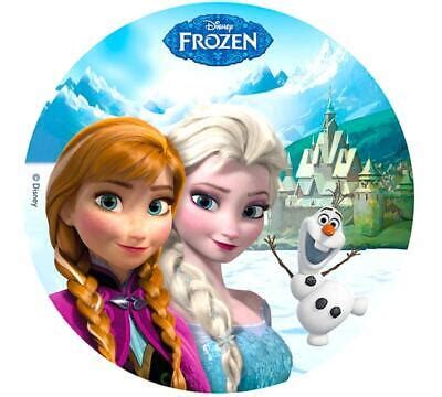 Cialda In Ostia Per Torta Personalizzabile Frozen Elsa Decorazione Sopra Torte Ebay
