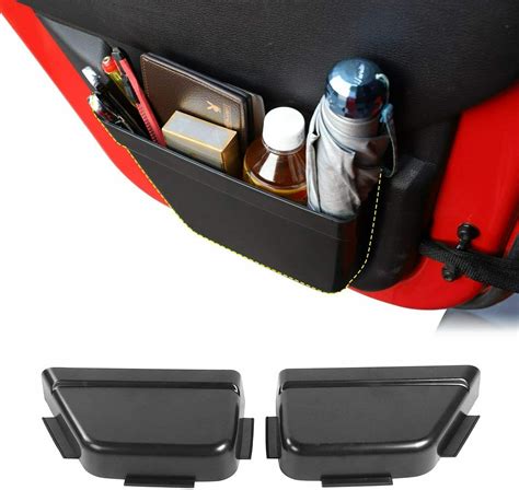 Front And Rear Door Side Storage Box Door Pocket Organizer For 11jeep