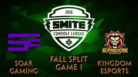 Smite Console League Eu Fall Split Week 5 Soar Gaming Vs Kingdom
