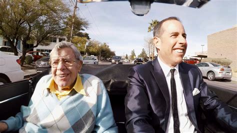 It was played on fox right before bruno mars took the stage during his super. Jerry Seinfeld, Late Jerry Lewis Razz Waitress in New 'Comedians in Cars' Trailer - Rolling Stone