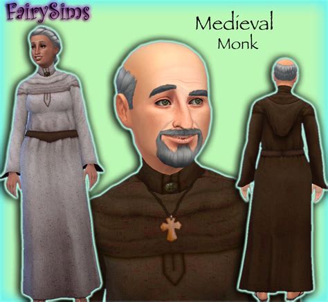 Sims 4 Cas Sims 2 Monks Outfits Sims 4 Challenges Sims Medieval