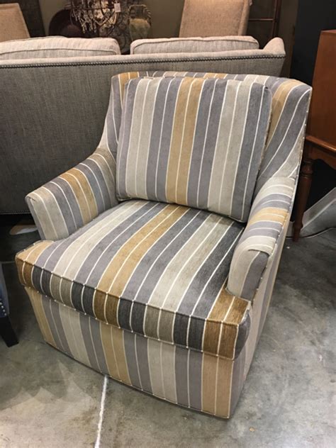Gray And Yellow Swivel Accent Chair Invio Fine Furniture Consignment