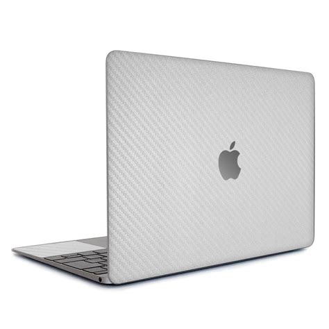 スキンシール Macbook Pro 16インチ 2019~2020 シルバーカーボン Wraplus