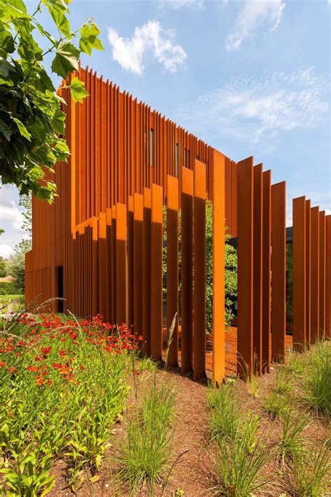 The Corten House Picture Gallery Steel Architecture Cabinet D