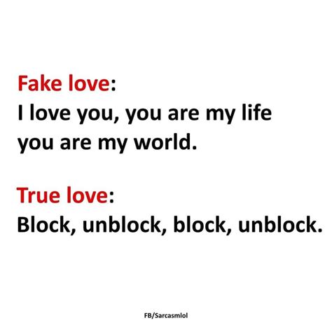 Fake Love Vs True Love Pictures Photos And Images For Facebook