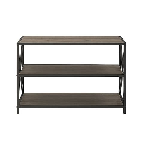 Forest Gate™ Blair 40 Bookshelf Console Table In Grey Bed Bath
