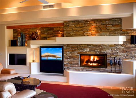 The entertainment center is a primary piece of furniture in today's living or family room. Add The Natural Style Of Stone To Your Home Entertainment ...