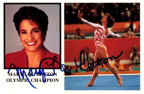 Sold Price Gymnist Mary Lou Retton Pledge Signed November My Xxx Hot Girl