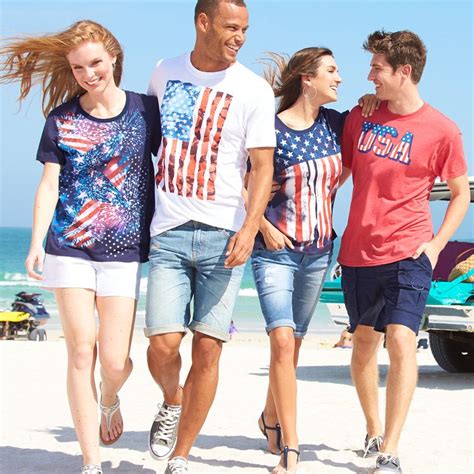 Americana Tees For Him And Her Red White Blue Fashion Branding Greats
