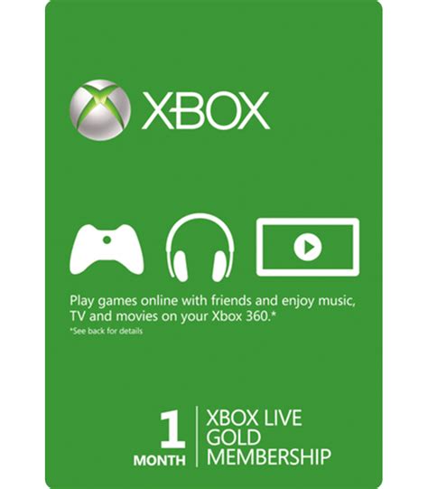 Xbox Live Gold 1 Mes Region Free Bodega Digital