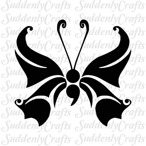 102 Butterfly Car Decal Svg SVG PNG EPS DXF File