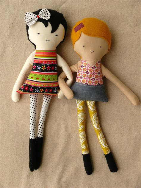 Handmade Fabric Dollsbest Friends