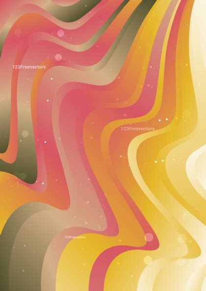 4 Pink Orange And Brown Wavy Background Free Vectors Free Images
