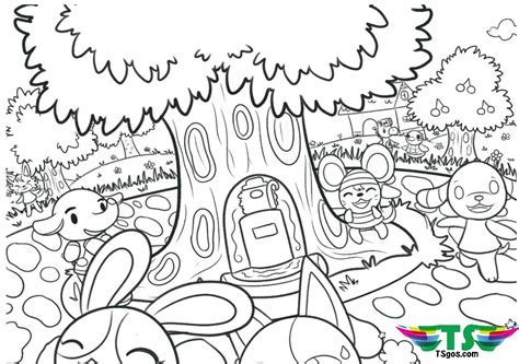 Animal Crossing Free Download And Printable Coloring Page