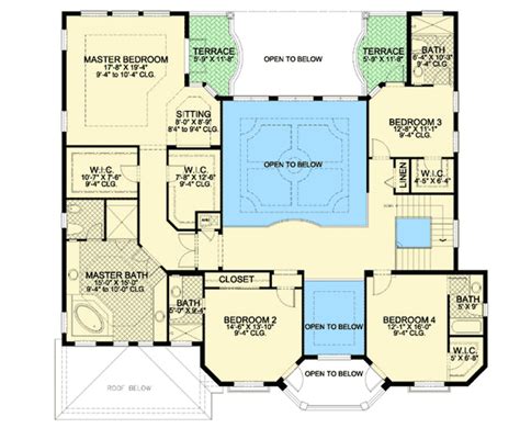 Five Bedroom Mediterranean Home Plan 32236aa Architectural Designs