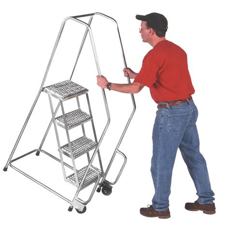 Ballymore Cl 7 14 7 Step Heavy Duty Steel Rolling Cantilever Ladder