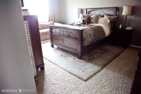 How To Place A Rug Under A Bed Design Tip Styleberry Blog