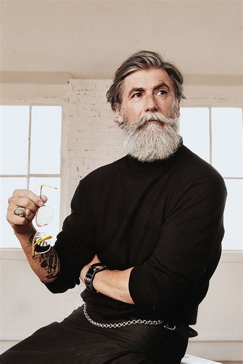 SILVER Agence de Top Modèles de plus de ans Paris Old man fashion Beard model Beard