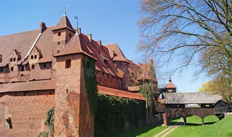 Medieval Teutonic Castle In Malbork Stock Photo Image Of Ancient