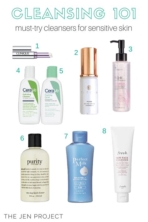 The Best Cleansers For Sensitive Acne Prone Skin The Jen Project