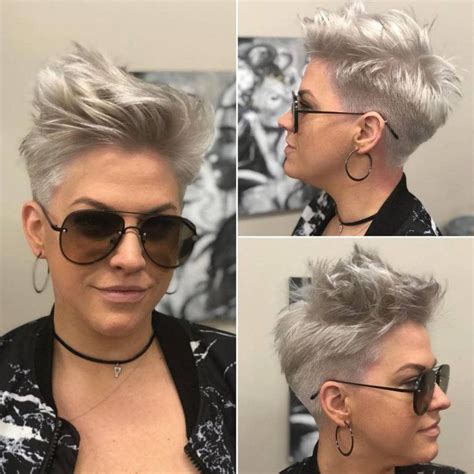 Messy Short Pixie Haircut Very Short Hair Styles For Female Very