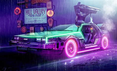 Back To The Future Car Concept Behance