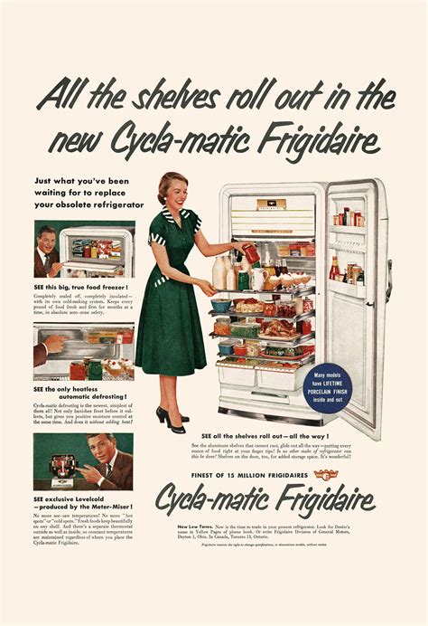 1950s Refrigerator Ad