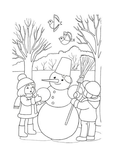 Desene Cu Iarna De Colorat Planșe și Imagini De Colorat Cu Iarna