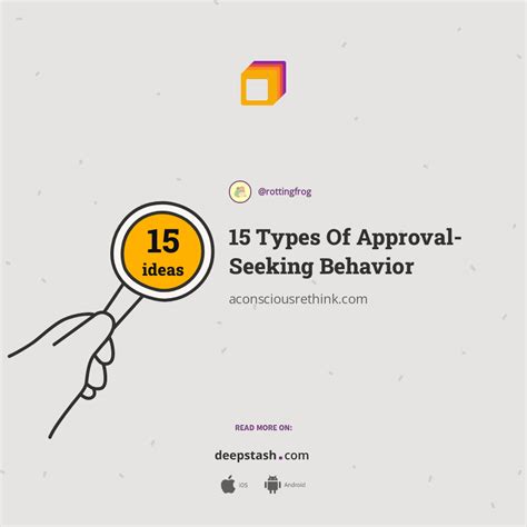 15 Types Of Approval Seeking Behavior Deepstash