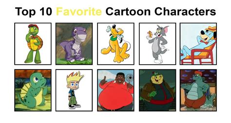 Mcsaurus Top 10 Favorite Cartoon Characters By Mcsaurus On Deviantart