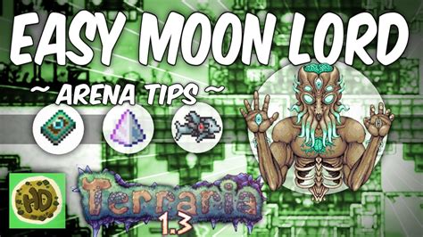 Terraria 13 Easy Moon Lord Arena Tutorial And Tips 13 New Bosses