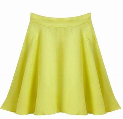 Skirt Yellow Skaters Vibrant Combination Outfits Colour