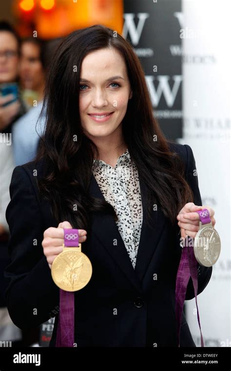 British Olympic Gold Medalist Cyclist Victoria Pendleton Stock Photo