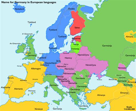 Name Of Germany In Various European Languages 50004085 European