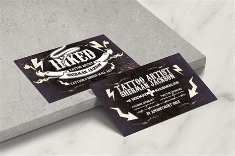 Tattoo Business Cards Templates Free