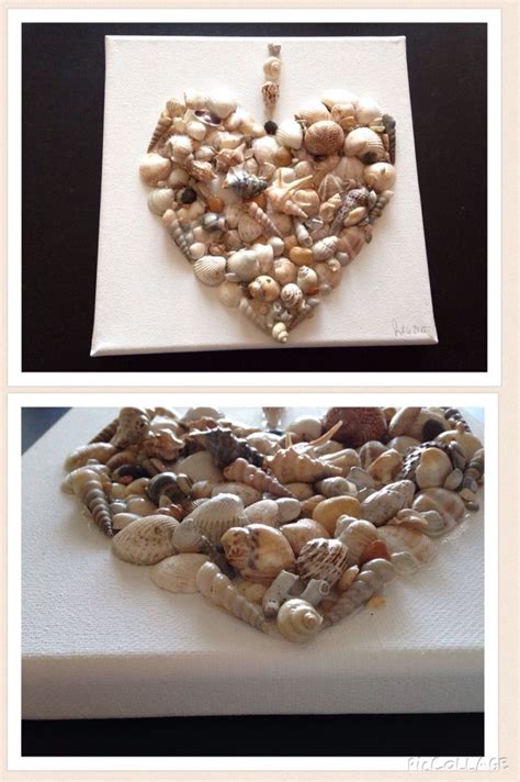 Heart Made With Shells Shell Crafts Crafts Shells