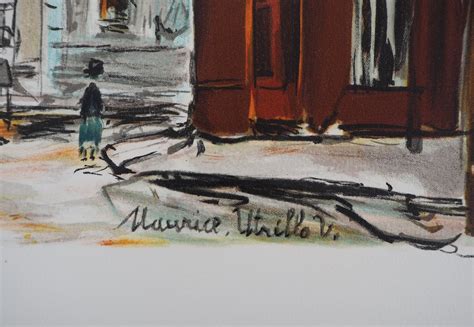 Maurice Utrillo 1883 1955 Eglise Saint Pierre Place Du Tertre à