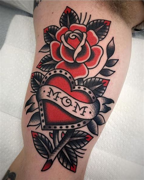 The Meaning Behind The Traditional Mom Heart Tattoo Ali Earl Journal Blog