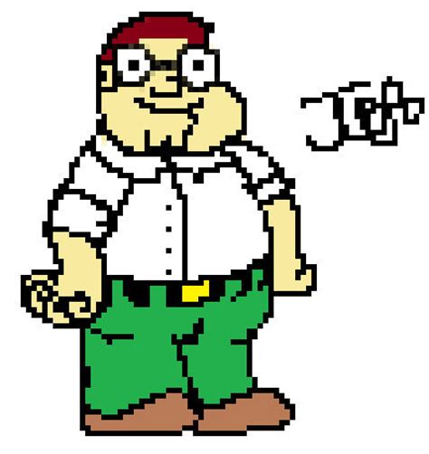 Pixelated Peter Griffin By Juba315 On Deviantart
