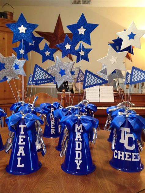Pin By Nancy Cowan On Tchs Projects 2014 And 2015 Cheer Party Cheer Decorations Cheer Banquet