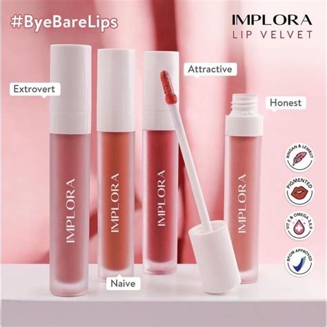 Jual New Implora Lip Velvet Shopee Indonesia