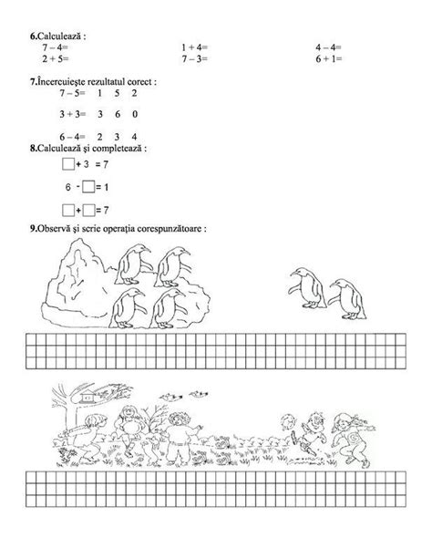 Fise Matematica Dificultate Ridicata 5 7 Ani In 2020 Matematică