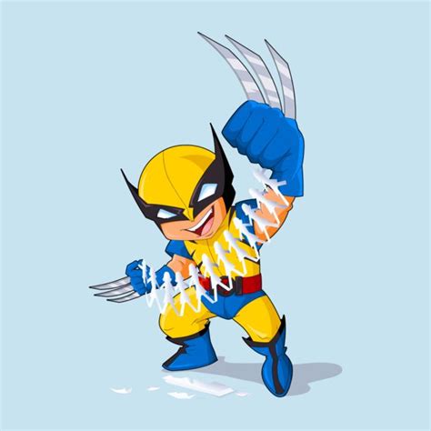 An Animated Wolverine Character With Claws In His Hand