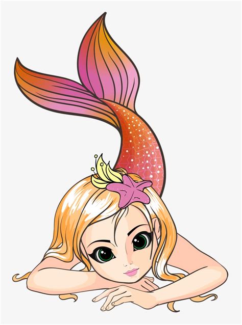 Vector Library Stock Png Mermaids Pinterest Cute Cartoon Mermaid
