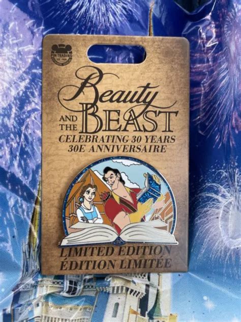 Disney Beauty And The Beast Th Anniversary Limited Release Pin Belle Gaston Picclick