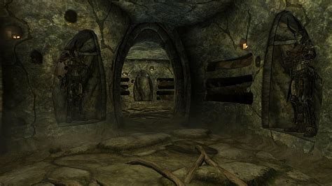 Hd Wallpaper Deathlord Draugr Elder Scrolls Skyrim Tomb