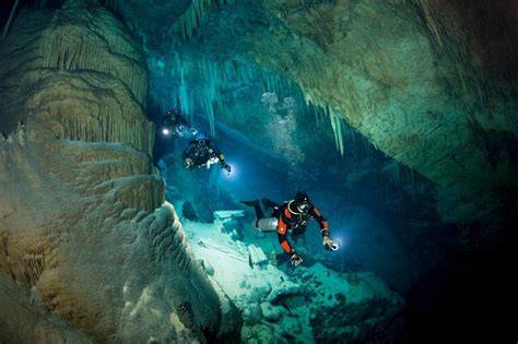 Cenotes Cave Diving Underwater Caves Diving
